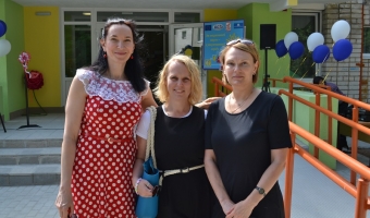 Открытие спального корпуса в лагере 