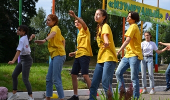 Открытие спального корпуса в лагере 