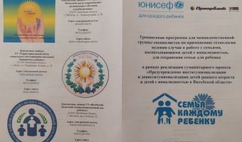 Работа с семьями, имеющих детей с инвалидностью