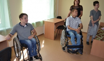 Открытие спального корпуса в лагере 