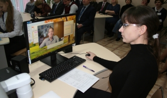 В средней школе №8 г.Новополоцка открылся класс дистанционного обучения