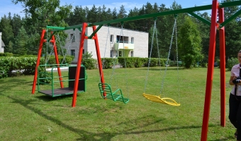 Открытие спального корпуса в лагере 