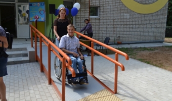 Открытие спального корпуса в лагере 