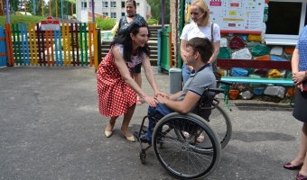 Открытие спального корпуса в лагере 