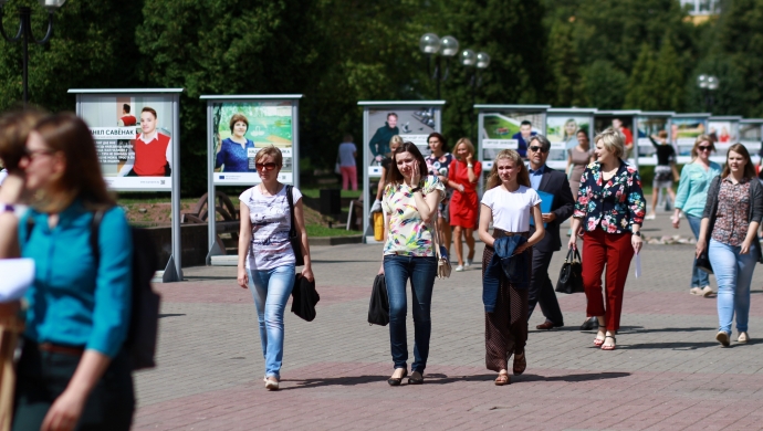 Всего фотовыставка побывала в 14 белорусских городах.